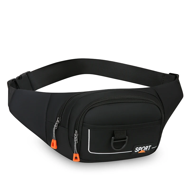 حقيبة خصر مقاومة للماء للجنسين، حقيبة بحزام للرجال، محفظة عمل للهاتف على شكل الكنغر والورك - معدات سفر للرجال والنساء