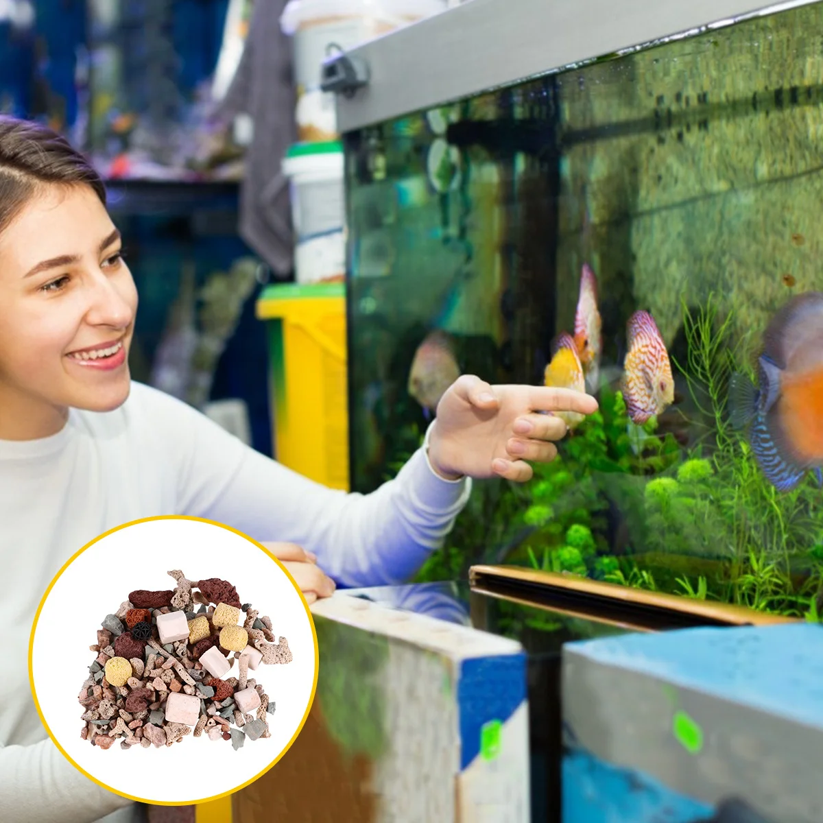 

Aquarium Filter Media Bio Balls 500g High Porosity Durable Nitrite Removal Fresh Salt Water Tanks Ecological Cycle