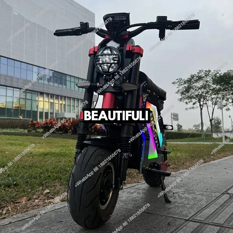New 120Kmh 70Mph Fast Seated Electric Scooters Off-Road 72V 60V 52V 10000W 15000W 7000W 5000W Dual Motor Electric Bike Adult