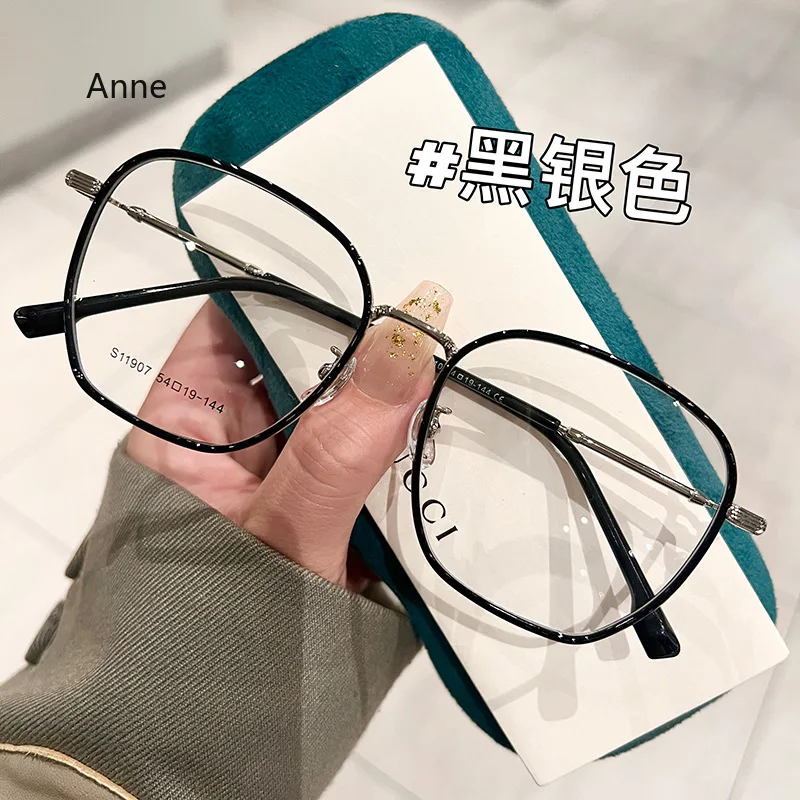 Anti Blue Light Myopia Glasses Stylish Women Men Metal Nearsighted Eyewear Shortsighted Myopic Eyeglasses Diopters 0-6.0 gafas