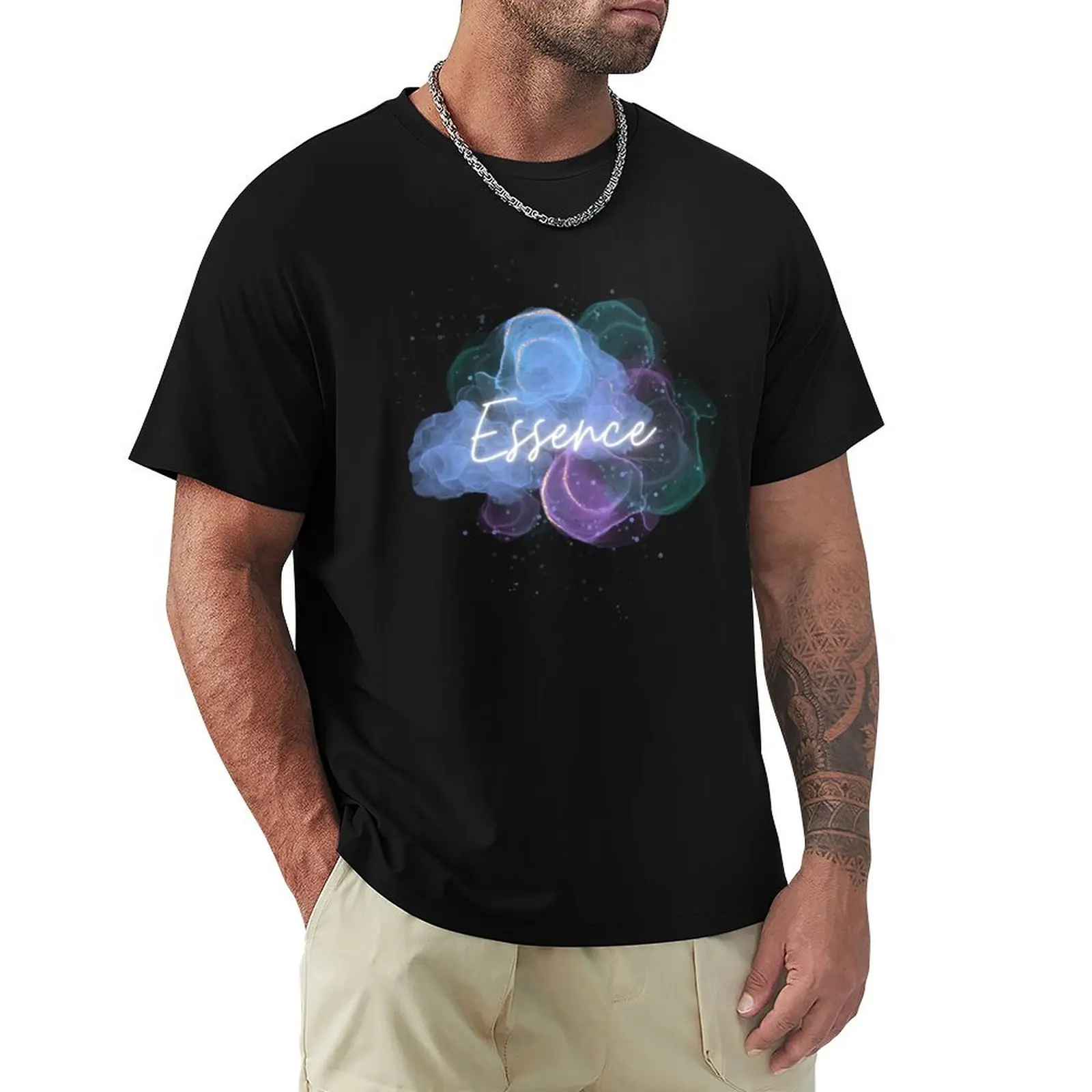 

Essence collection T-Shirt Plus Size Summer Short Sleeve T-Shirt