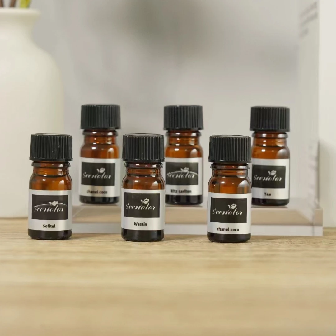 Sample Gift Set 5ML Packed 8PCS Custom Daily Fragrance Perfume Hotel Essential Oil Air Freshener Electric Aromatic for Diffuser