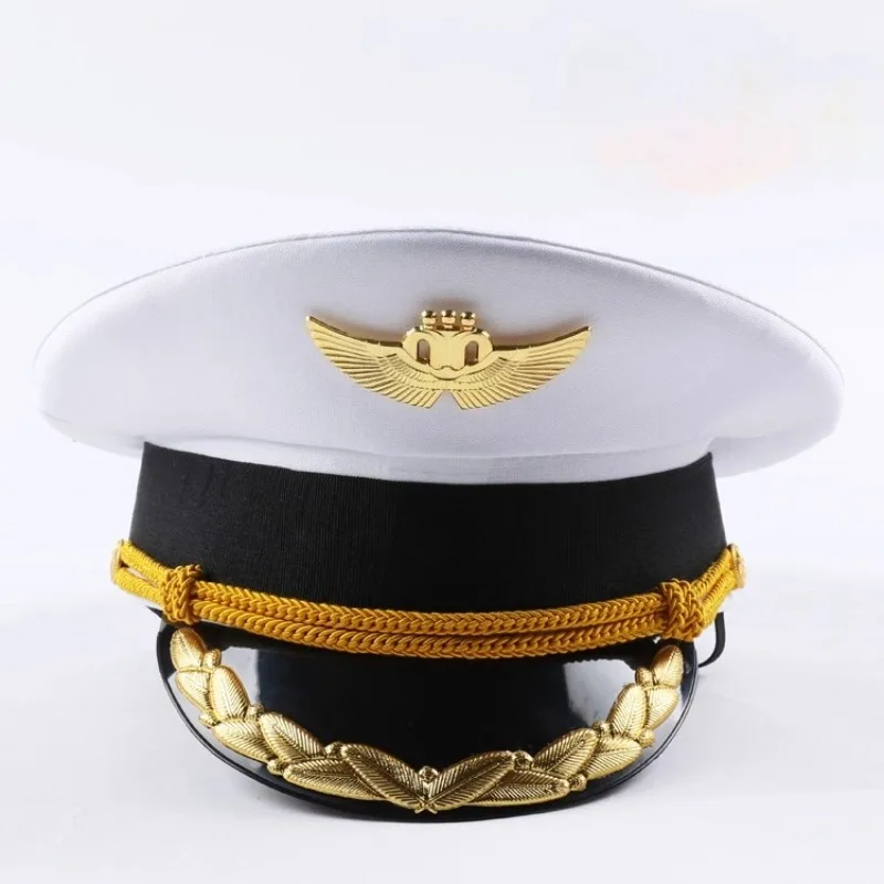 New Army Green Hats for Adult Stage Cosplay Performance Cap Women Security Hat Men