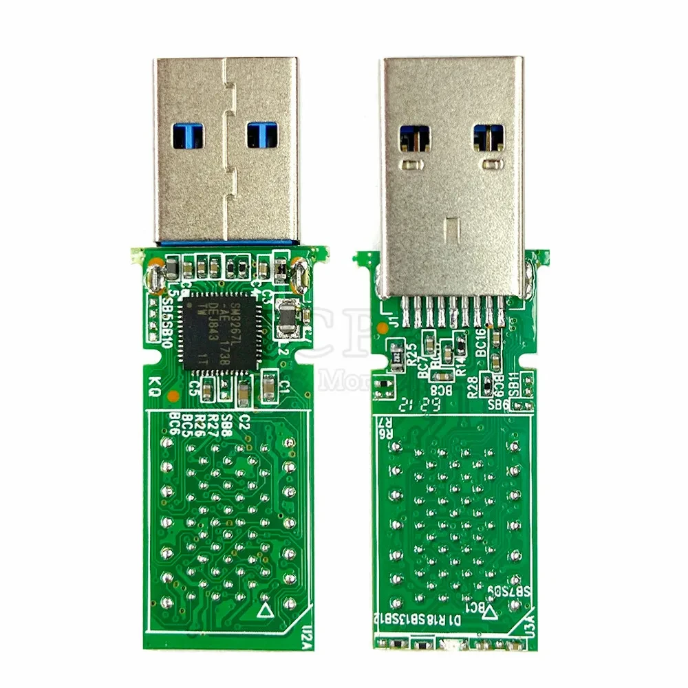 LGA60 PCB USB Main Control Board for iPhone 5 5C 5S 6 6P Hard Disk to U Disk DIY USB 2.0 eMMC Adapter PCB Soldering