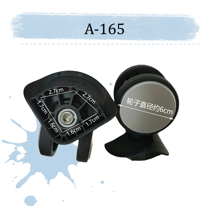 For Hongsheng A165 Universal Wheel Shock-Absorbing  Wheels Suitcase Silent Eeplacement casters Shock Absorption Accessories