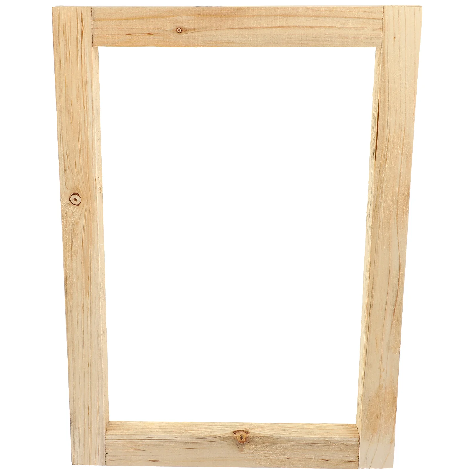 

Reusable Wooden Screen Printing Frame Practical DIY Supplies Durable Screen Silk Printing Frame for T-Shirts Fabric Crafts