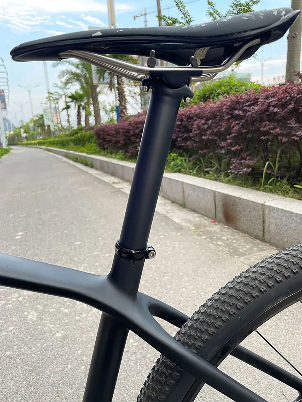 AliExpress ELITA ONE Carbon Fiber Seatpost for MTB/Road Bike 27.2/30.9/31.6mm Diameter Lightweight 130g