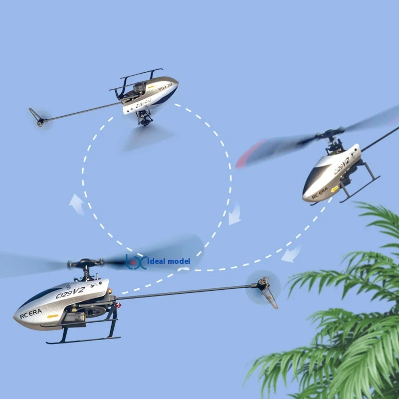 Rc Era C129v2 2.4g Modello di elicottero telecomandato in scala completa Rolling Height Aereo telecomandato esterno Giocattolo per bambini
