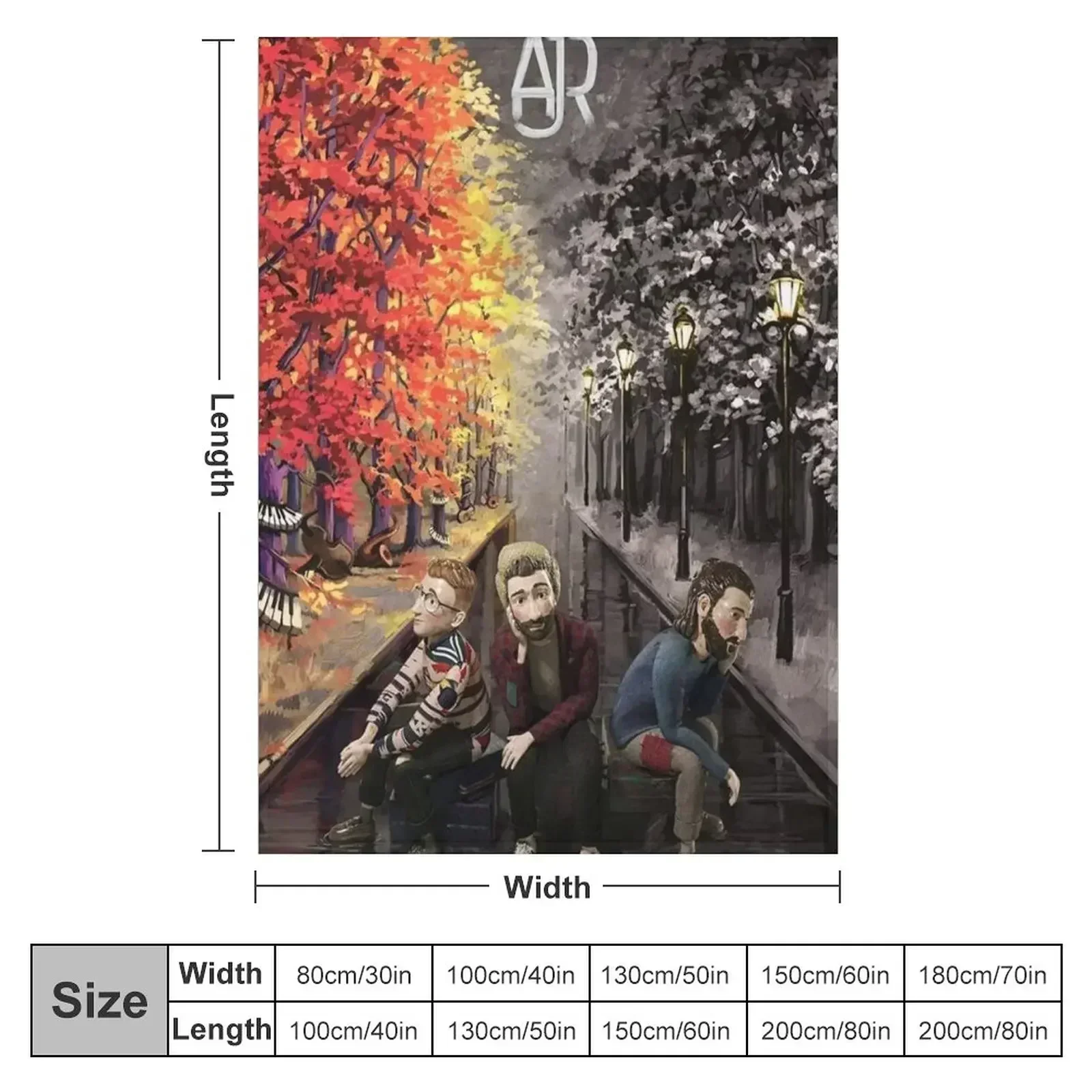 Ok Orchestra Throw Blanket couch cozy soft plush fuzzy picnic outdoor blanket