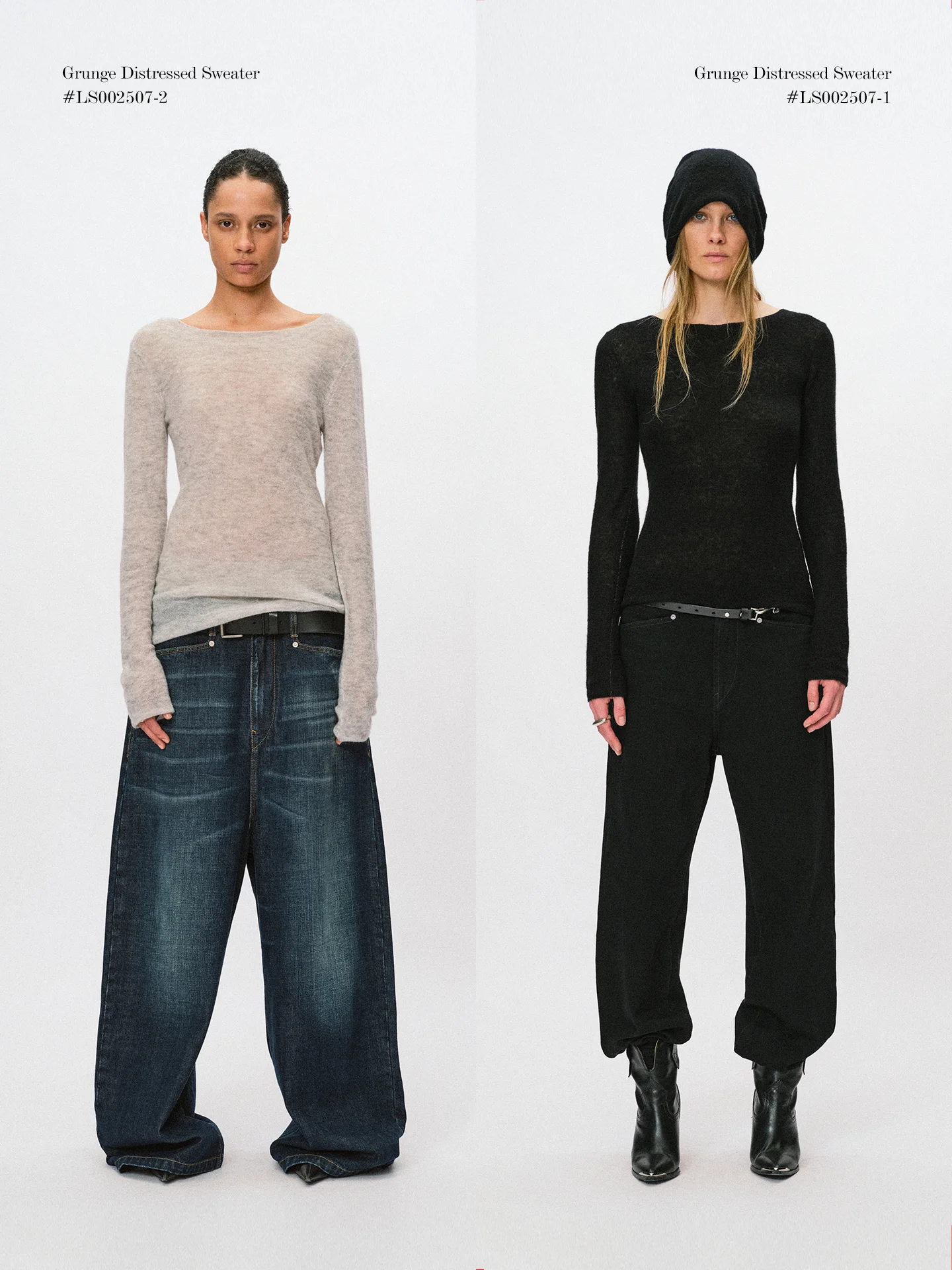 

Liegee Multicolored Classic Une 'Turbulent' Frayed Slim Fit Base Layer Woolen Knitted Sweater Casual Sle Long Sve