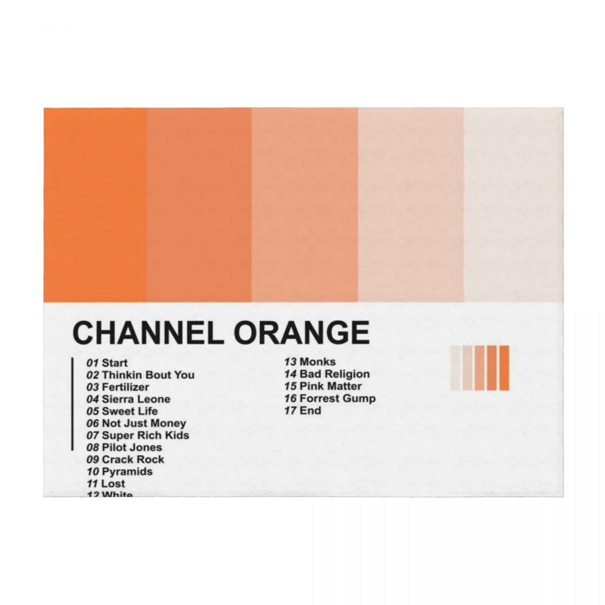 

Ocean Channel Orange Throw Blanket heavy to sleep Warm Camping Hairys Blankets