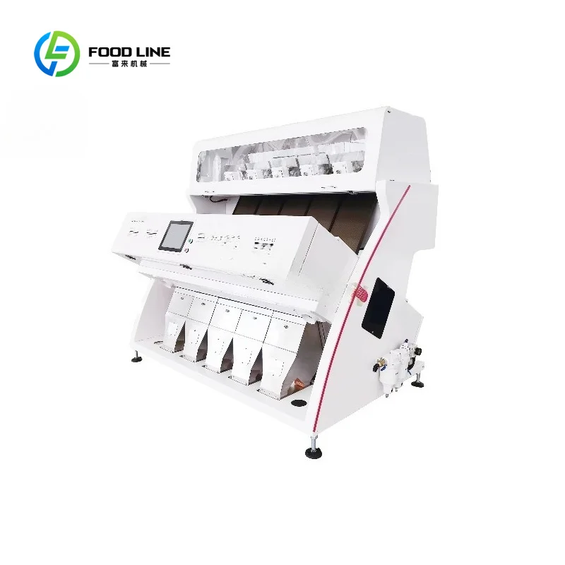 Customized High Efficiency Color Sorting Machine 320 Channels 4-10T/H Capacity 100:1 Accuracy ISO 9001 CE Certified Wireless