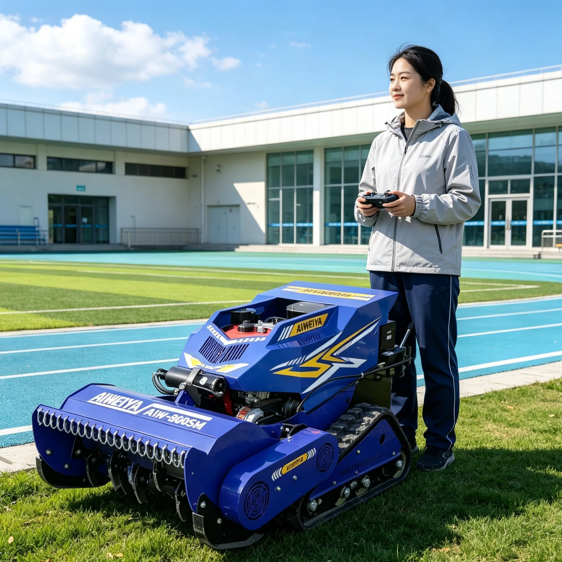 Customized Self‑Propelled RC Lawn Mower, Low Vibration Operation For Long‑Time Continuous Mowing Work