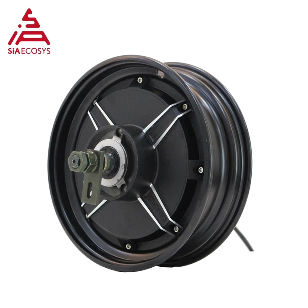 QS Motor 10*2.15inch 3000W 205 V3 80Kph with svmc72150 Contorller BLDC Motor Kits in Wheel Hub Motor Kits for Electric Scooter