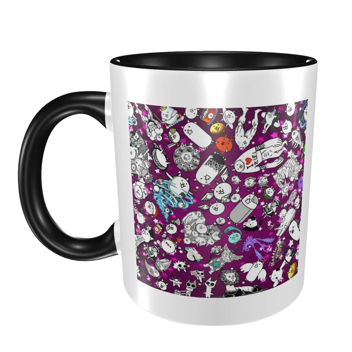 

Кружка с боевыми кошками, забавные керамические кофейные чашки, чайные кружки, чашка для молока, посуда для напитков, подарки для женщин и мужчин