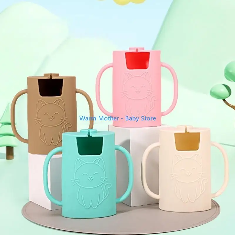 

Milk Box Storage Holder Case Child Proof Milk Cup Juice Pack Organiser Sleeve Anti Scald Cover for Hot Beverage 57QE