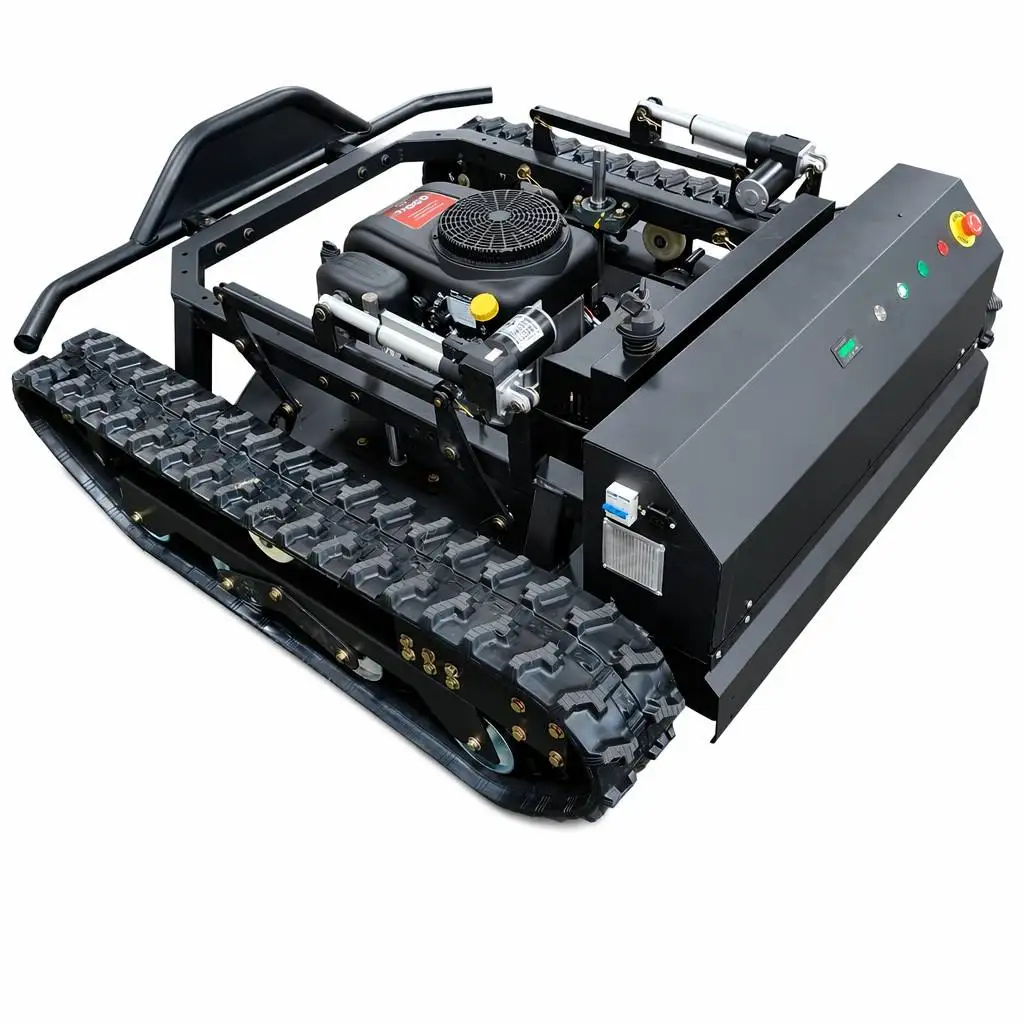 YR-900LT High Quality Remote Control Tank Lawn Mower Gas Engine Tracked Heavy Duty Slope Mower