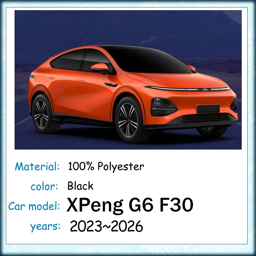 

Для XPeng G6 F30 2023~2026 2024 2025: Магнитная сетчатая солнцезащитная шторка для боковых окон автомобиля, защита от солнца, аксессуары для интерьера