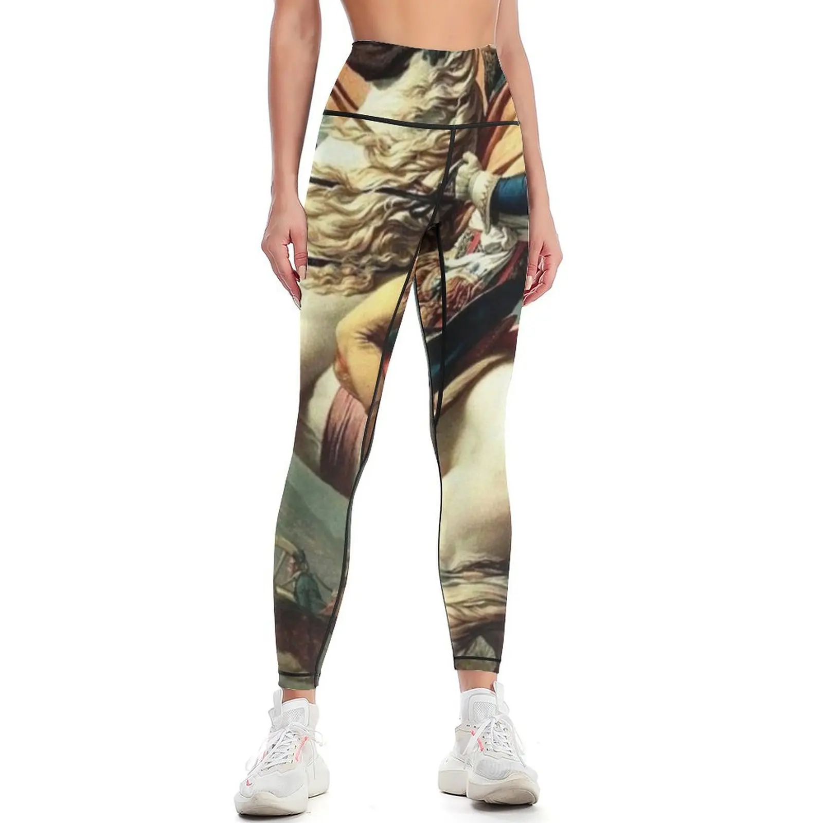 Classic Napoleon Bonaparte Painting Leggings sporty woman push up active wear Womens Leggings