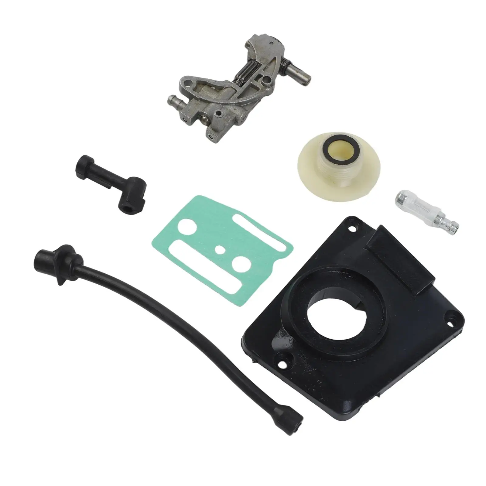 5/7Pcs For Chinese Chainsaw Oil Drive Pump Kit 4500 5800 45CC 52CC And 58CC Metal Oil Saw Garden Tools Accessories Kit