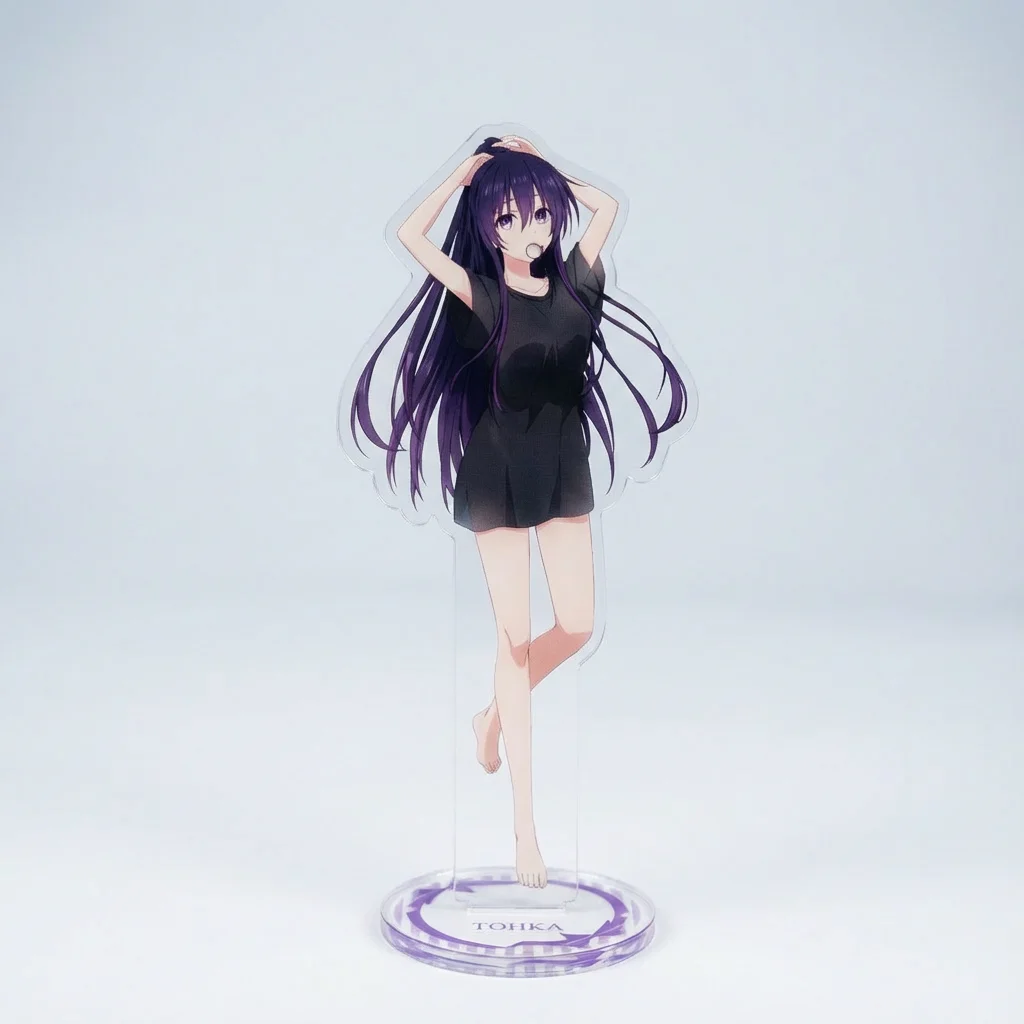 Date A Live V Acrylic Stand 15cm Kurumi Tokisaki Tohka Yatogami Anime Figure Desktop Decoration Collection Gifts - view 6