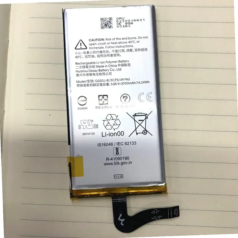 High quality products 2800mah G020J-B G020I-B for Google 4th Generation Pixel 4 XL Authentic Rechargable Battery +Number trackin