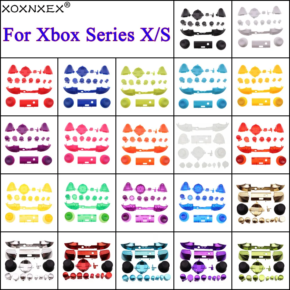 XOXNXEX 1set Voor Xbox Serie X S Controller knoppen kit L R LB RB Bumper Trigger Knoppen Mod Kit Game accessoires