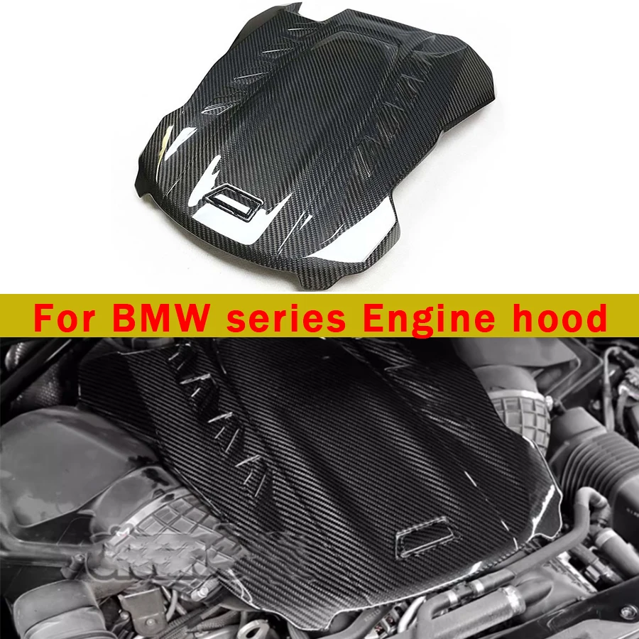 

For BMW series X5M F95 X6M F96 Dry Carbon fiber engine hood Replacement installation engine hood cover plate Car Accessories