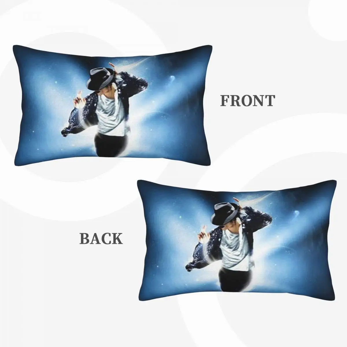 Michael Jackson Musicians Singers Dancers Rectangle Pillowcase Cushion Cover Decorative Bedroom Bed Home Comfort Throw Pillow