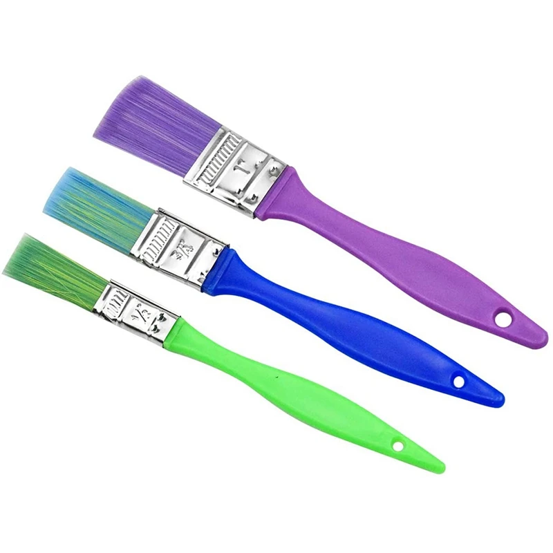 Set di pennelli per artisti colorati da 30 pezzi, Set di pennelli per bambini per bambini per acquerello, strumento di disegno per pennelli