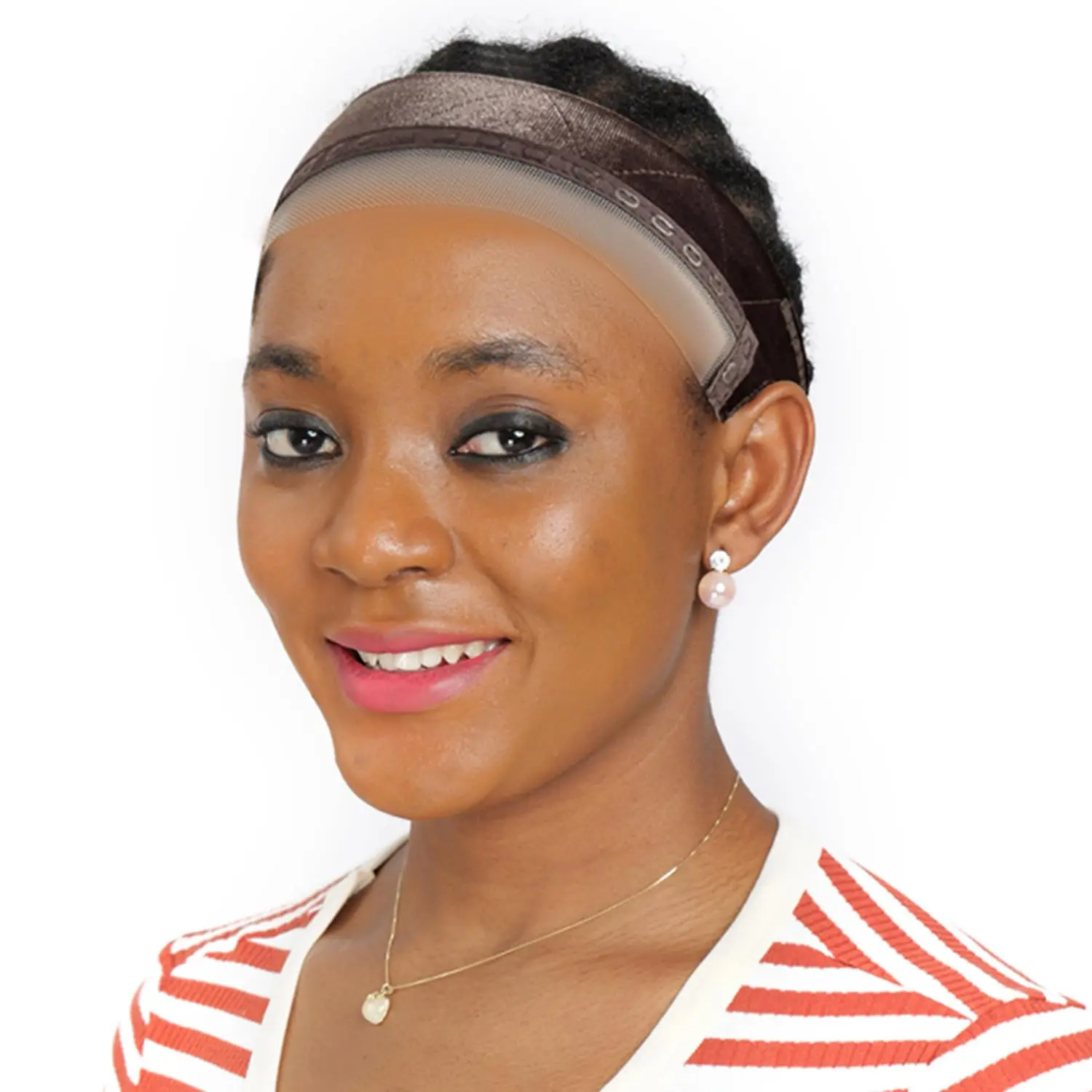 شريط قبضة الشعر المستعار - شريط شعر مستعار قابل للتنفس للشعر المستعار بدانتيل أمامي، شريط شعر مستعار قابل للتعديل مع شريط سيليكون غير قابل للانزلاق حافة دانتيل طبيعي للشتاء #1