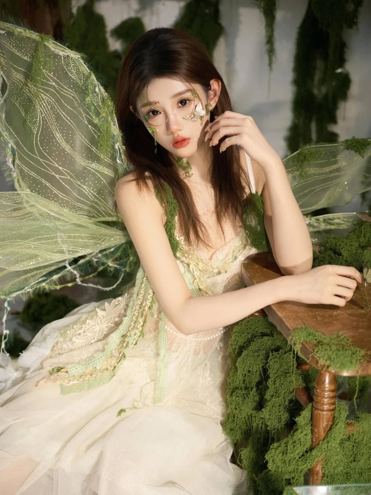 Nouvelle Robe à Bretelles Dées - Ethnic Fashion Photography avis et prix