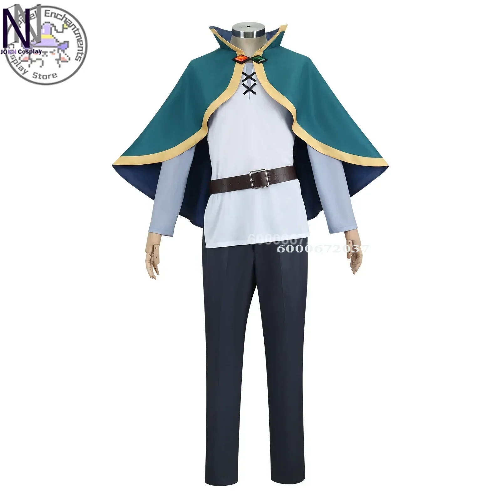 อะนิเมะ KonoSuba: God's Blessing นี้ Satou Kazuma คอสเพลย์ผู้ชายเสื้อคลุมฮาโลวีน Carnival บทบาทเล่น