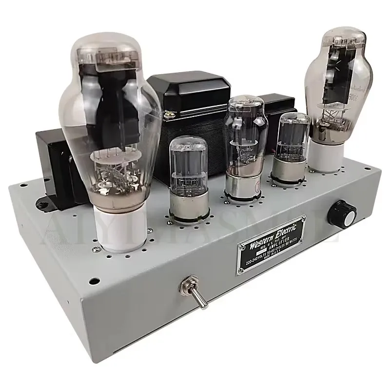 AOSIBAO 6N9P Push 300B Vacuum Tube Amplifier 2.0 Stereo 8W 5Z4P Rectify Pure Handmade Weld 300B Tube Power Amplifier Audio