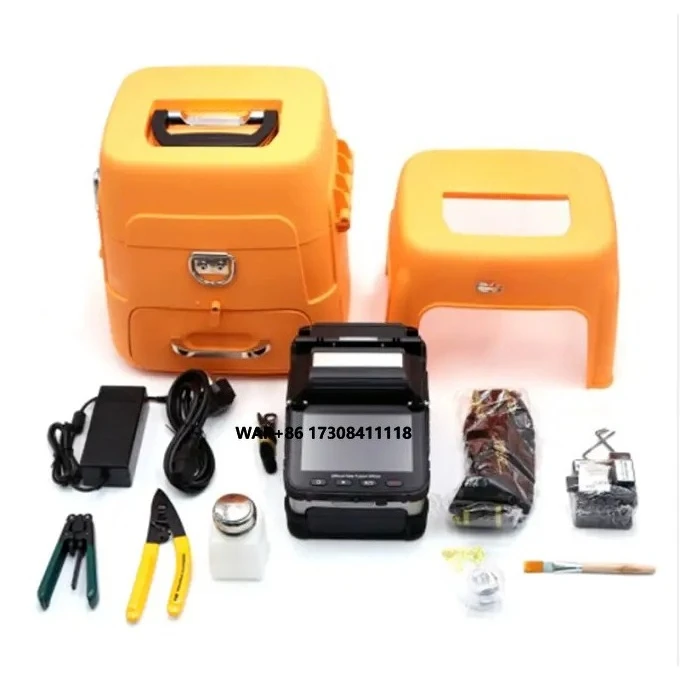 Optical Fiber Fusion Splicer Electric FTTH Welding Machine 18 Seconds Fast Heating