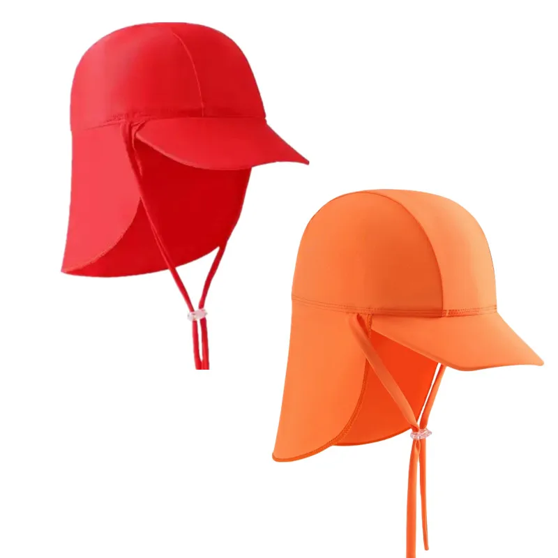 

Быстросохнущая шапочка для плавания для младенцев с веревкой, летняя пляжная одежда, детская шляпа от солнца для детей, спорт