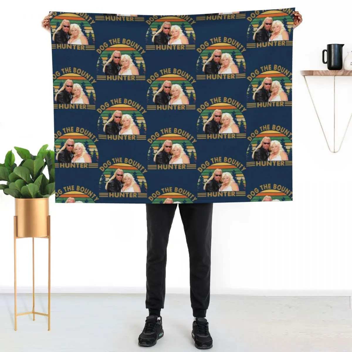 

Dog the Bounty Hunter Throw Blanket Warm Cozy Throw Blanket for Living Room Couch