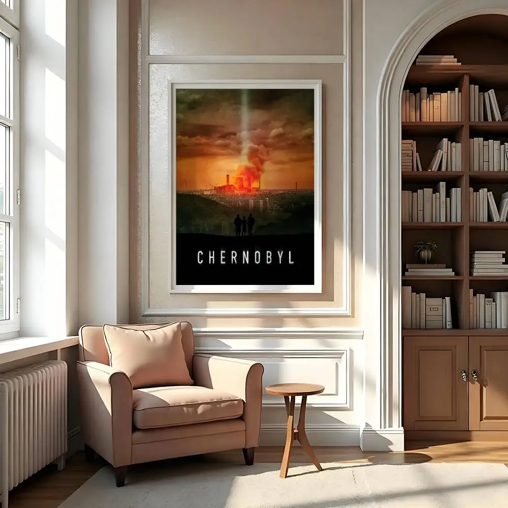 مسلسل تلفزيوني تشيرنوبيل ملصق معرض يطبع ذاتية اللصق ديكور المنزل الديكور صور مطبوعة للحوائط ملصق غرفة المعيشة