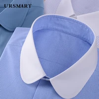 Camisa vintage británica para hombre, gemelos franceses, camisas de manga larga, venta al por mayor