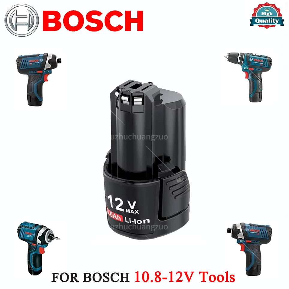 Original 12V 10.8V 3.0Ah Battery For Bosch BAT411 BAT412A BAT414 BAT412 2607336014 D-70745GOP Li-ion Tool batteries Rechargeable