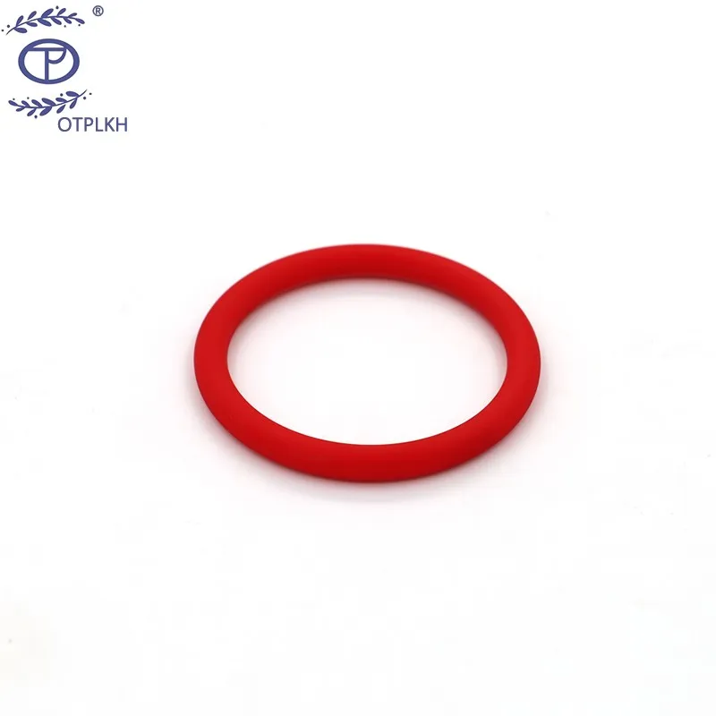 5.7mm Cross section polyurethane O-ring turning Red PU O ring seals Inner diameter 10.6~593.6mm specifications can be customized