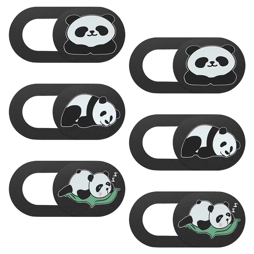 6Pcs Cover Slide Blocker Ultra-Thin ABS Webcam Cover for Laptop Tablet Desktop Computer Privacy Protection