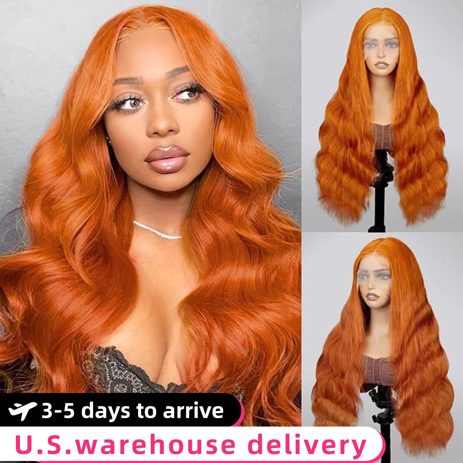 Body Wave Hd Lace 13X6 Wigs hair humain 100 natural Orange Ginger Lace Front curly wigs glueless Human Hair Wig Hd Lace Frontal