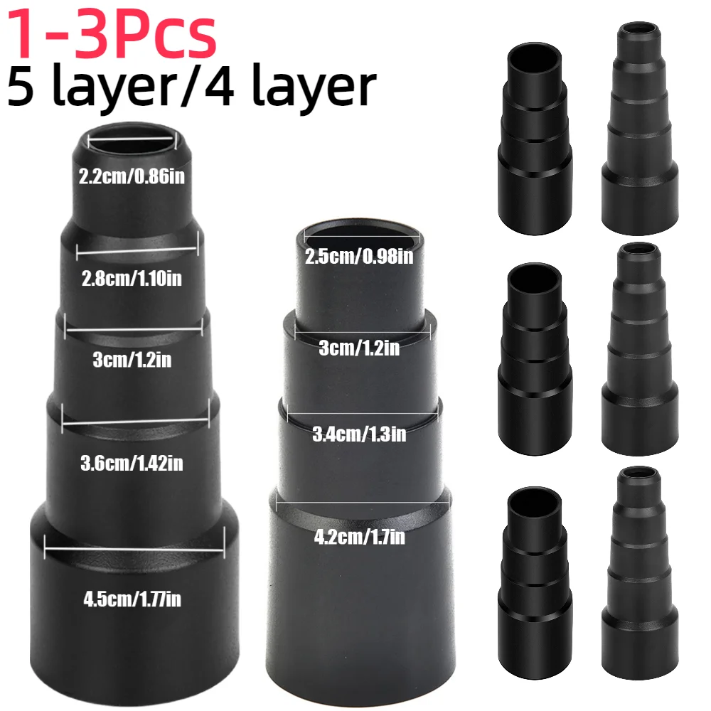 Adaptador de Mangueira Universal para Aspirador Coletor de pó Conexão de Camadas Conexão de Camadas 22 mm 28 mm 30 mm 36 mm 45 mm 13 Peças