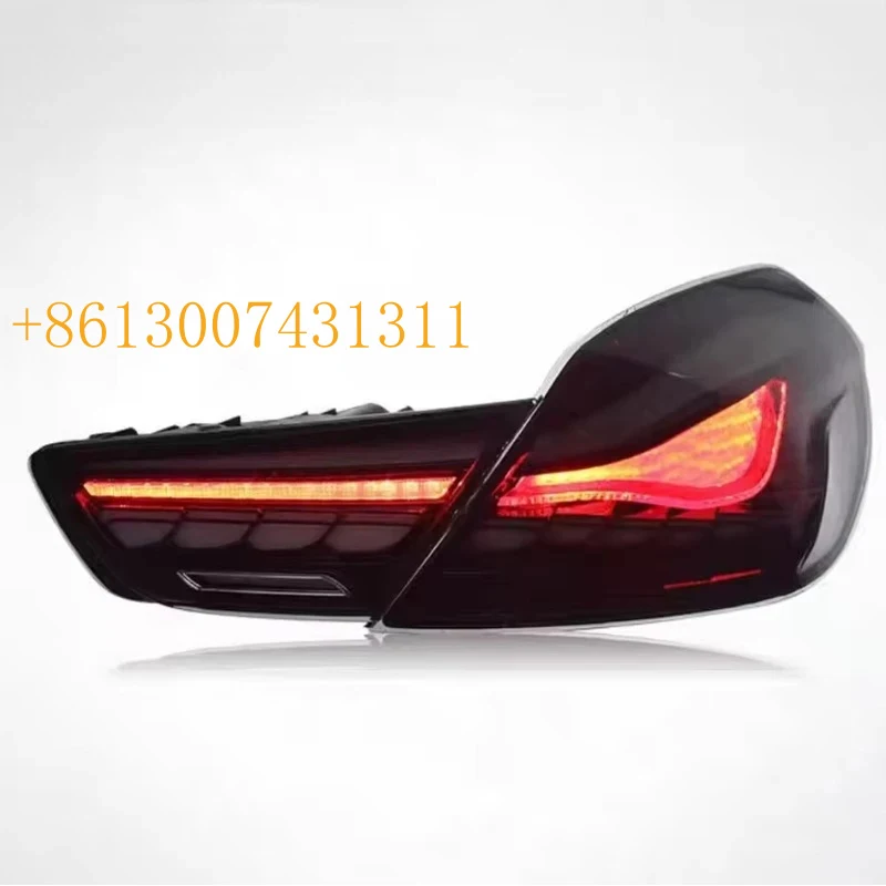 FactoryFor 6 Series F06 LED Tail Lights 2010-2016 Daytime Running Lights with Dynamic Turn Signals Red Lens