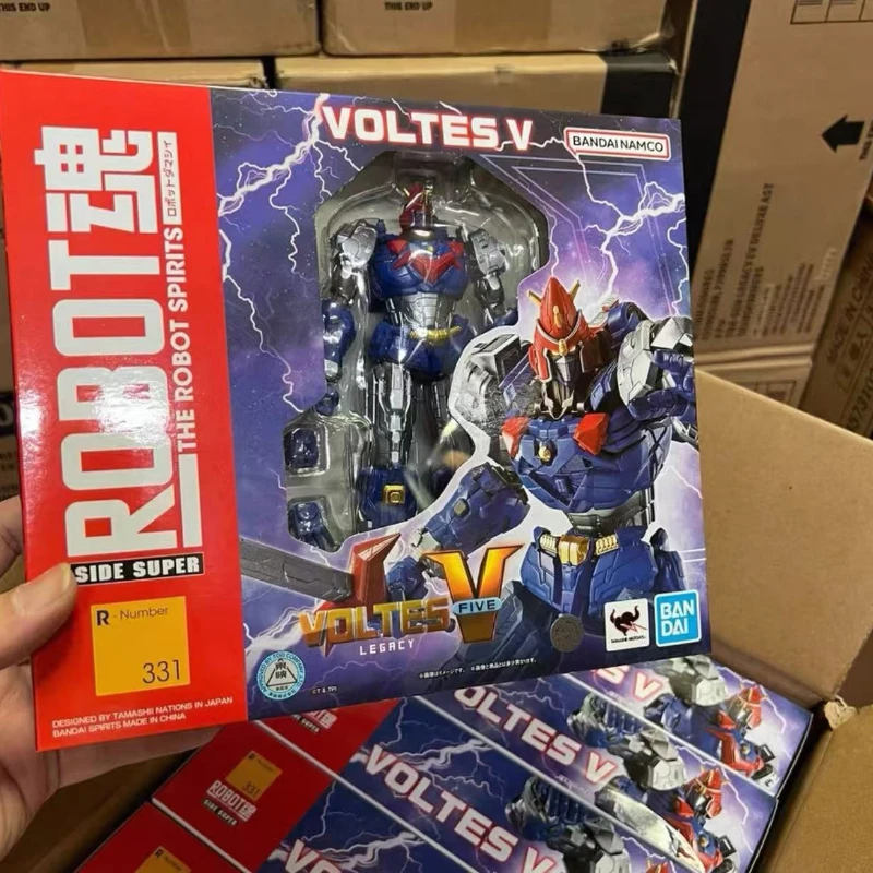 

Bandai THE ROBOT SIDE SUPER NUMBER 331 Вольт V LEGRCY Аниме полная фигурка в сборе Модель оригинальной коробки Игрушки Подарки для ребенка