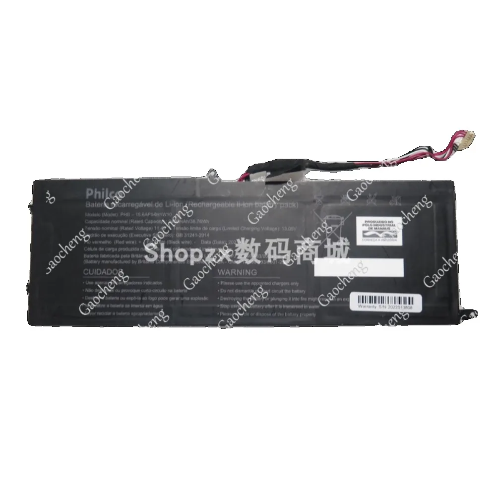 High quality products for phb-15.6ap54h1w10 11.4v 3400mah replace battery (check the old battery plug and size)