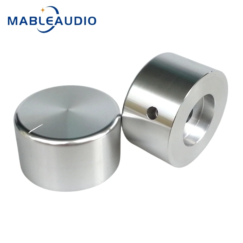 1 Stück 38x22mm Voll aluminium legierung Voll knopf Potentiometer Volumen Hifi Audio-Verstärker CD-Ton glatten Knopf – Detail 7