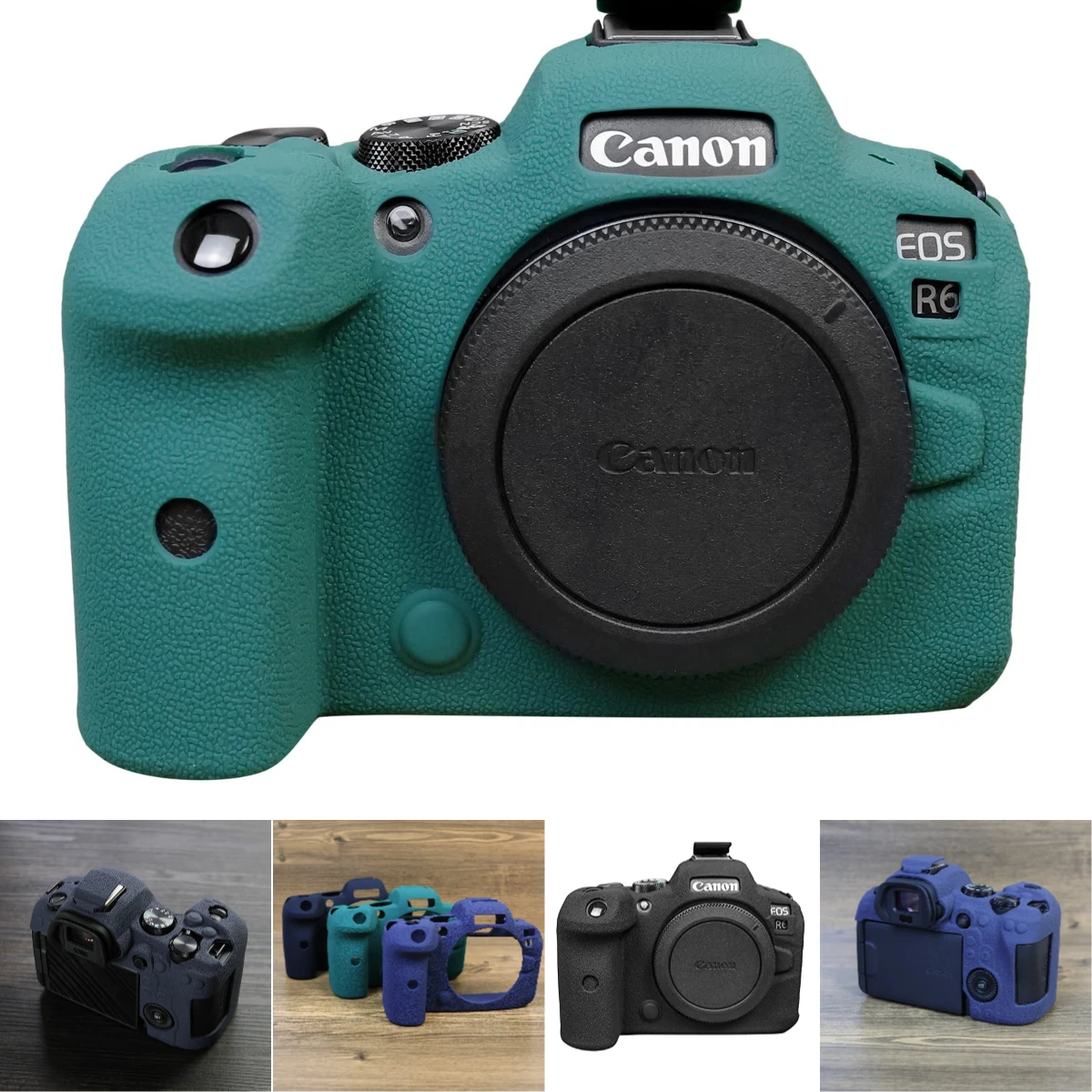 

For Canon EOS R6 R6II Mark II 2 All-Weather Silicone Case - Protective Camera Protector