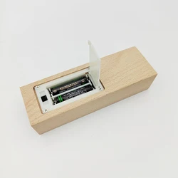 Holz LED Lampen fassung aaa batterie betrieben für personal isierte 3D-Ausstellung Hochzeit Acryl Plexiglas Harz Tisch Nachtlichter